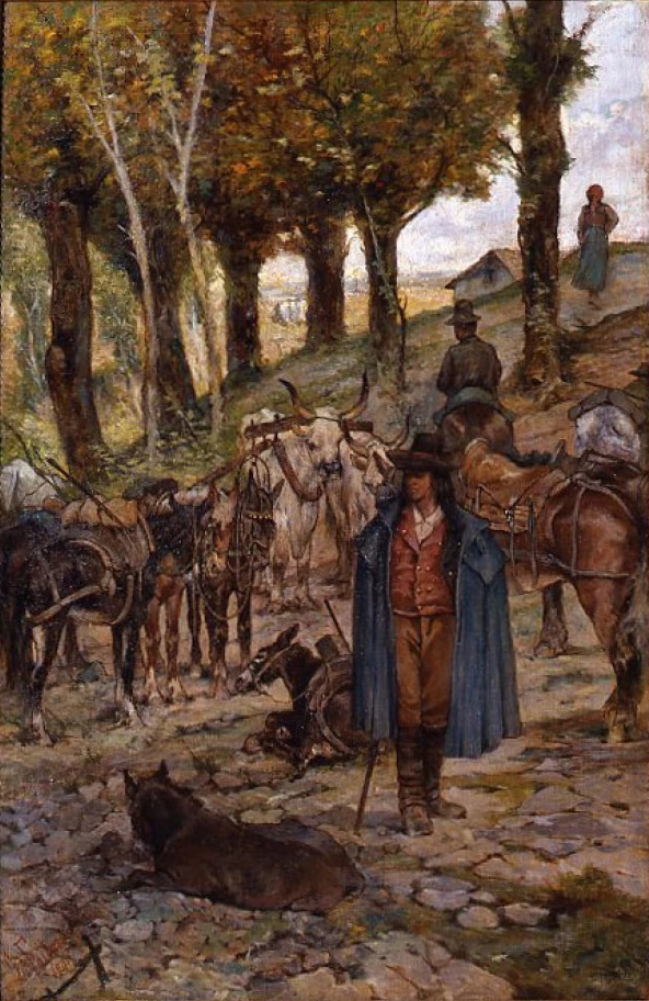 La sosta - Galleria d’Arte Moderna, Palazzo Pitti, Firenze